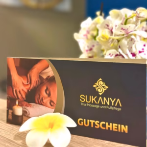 Massage Gutschein für Thai Massage und Fußpflege in München von Sukanya Thai Massage & Fußpflege